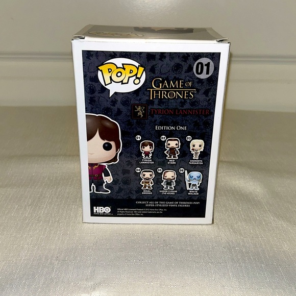 Game Of Thrones Funko Pop #01 Tyrion Lannister New In Box Edition 1 - Picture 3 of 7